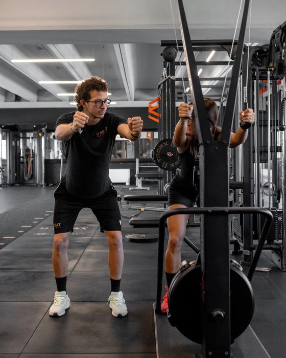 Allenamento in sala fitness